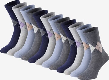 Chili Lifestyle Socken ' Lady Diamond ' in Blau: predná strana