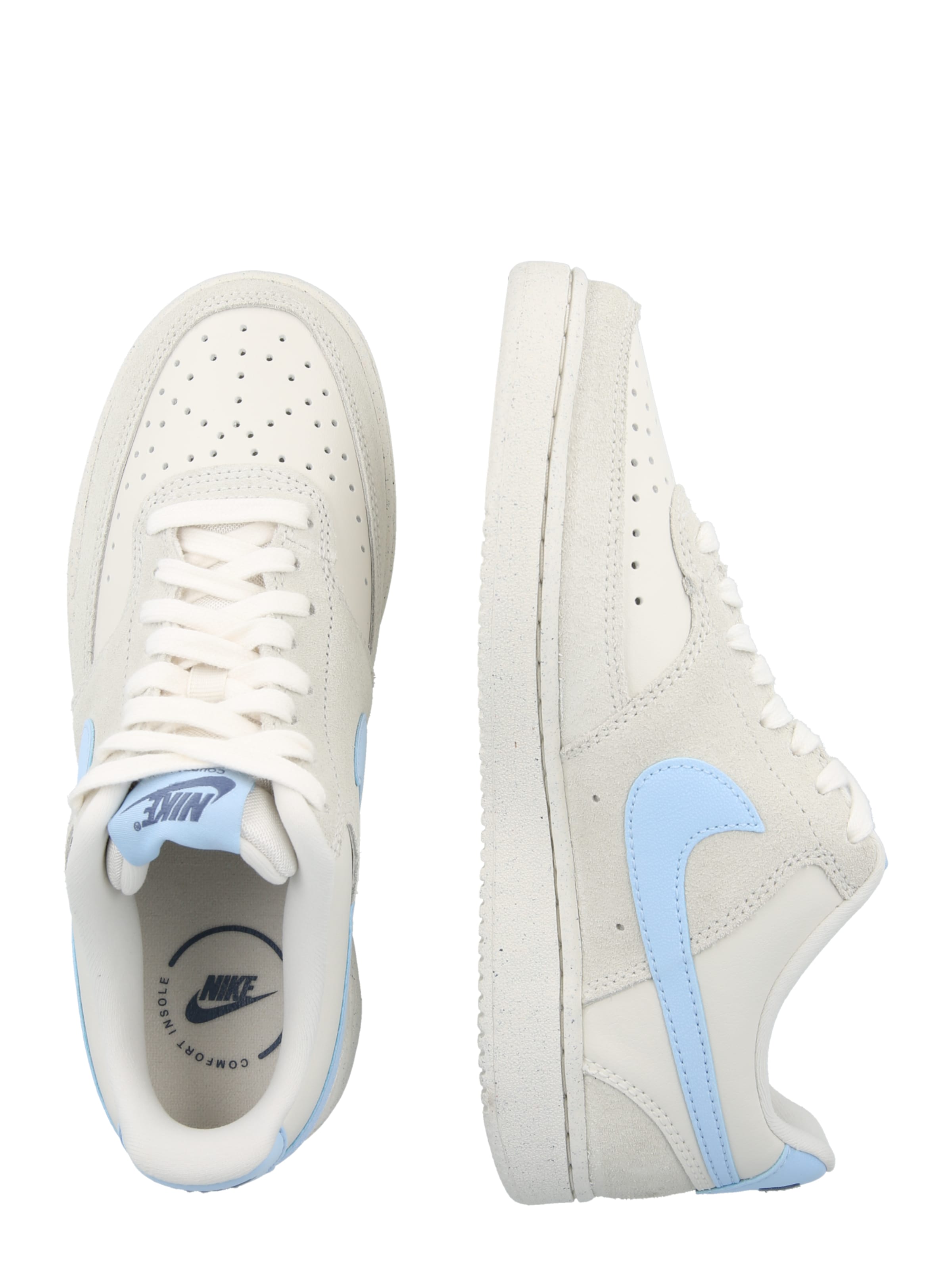 Nike Sportswear Madalad ketsid 'Court Vision', värv hall