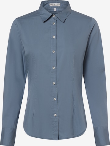 Marie Lund Blouse ' ' in Blauw: voorkant