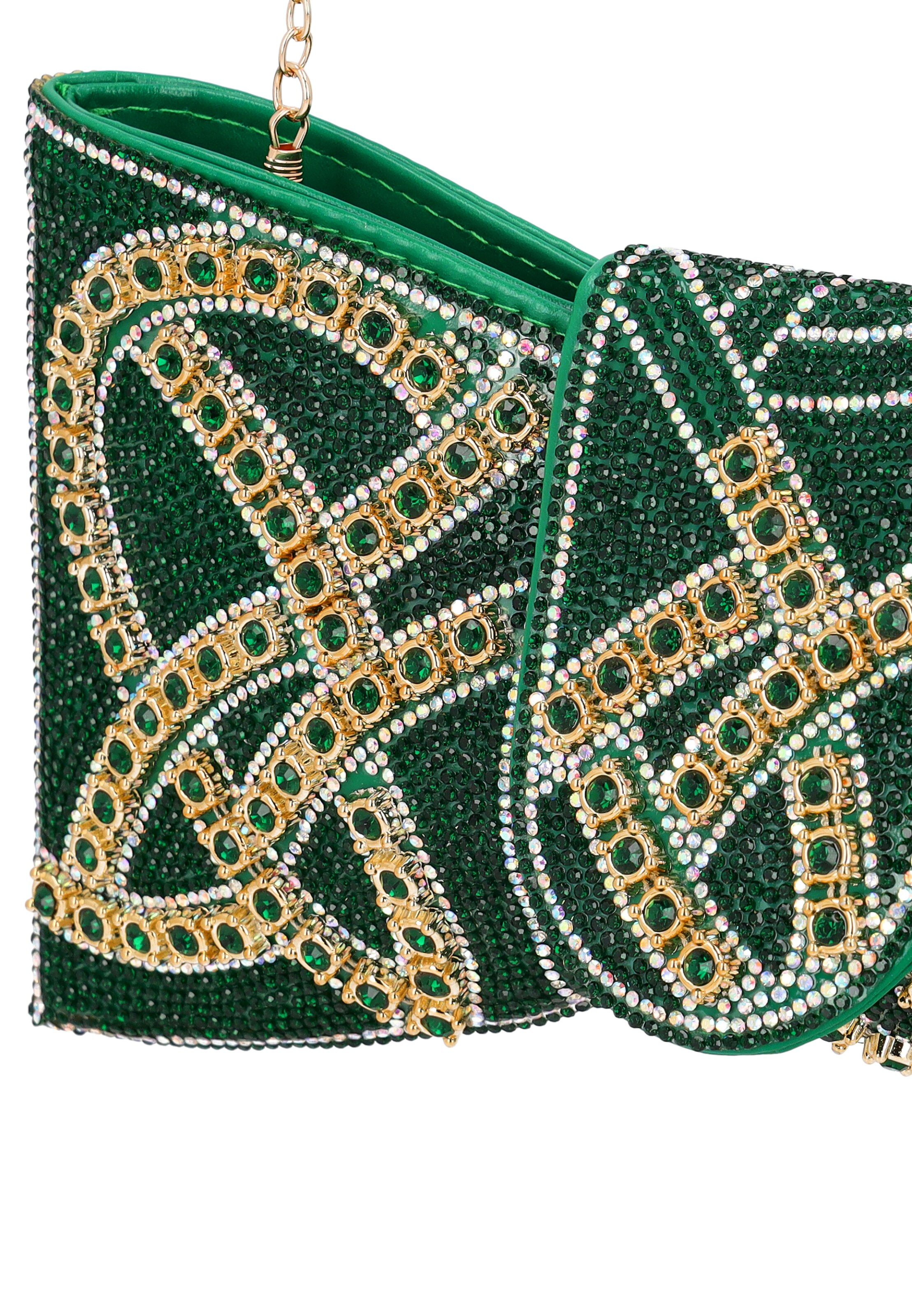 faina Clutch in Groen