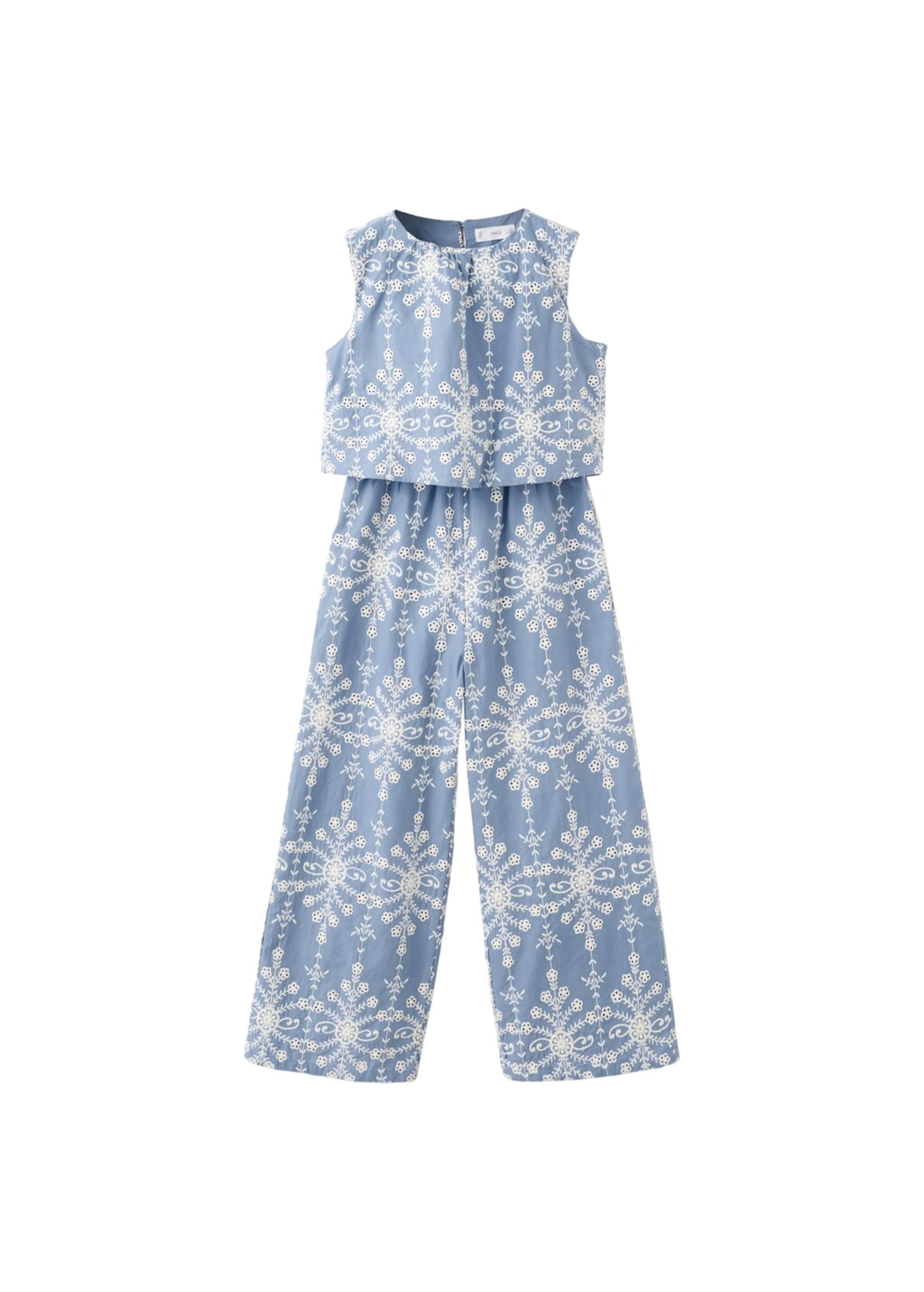 MANGO KIDS Dungarees 'Creta' in Blue: front