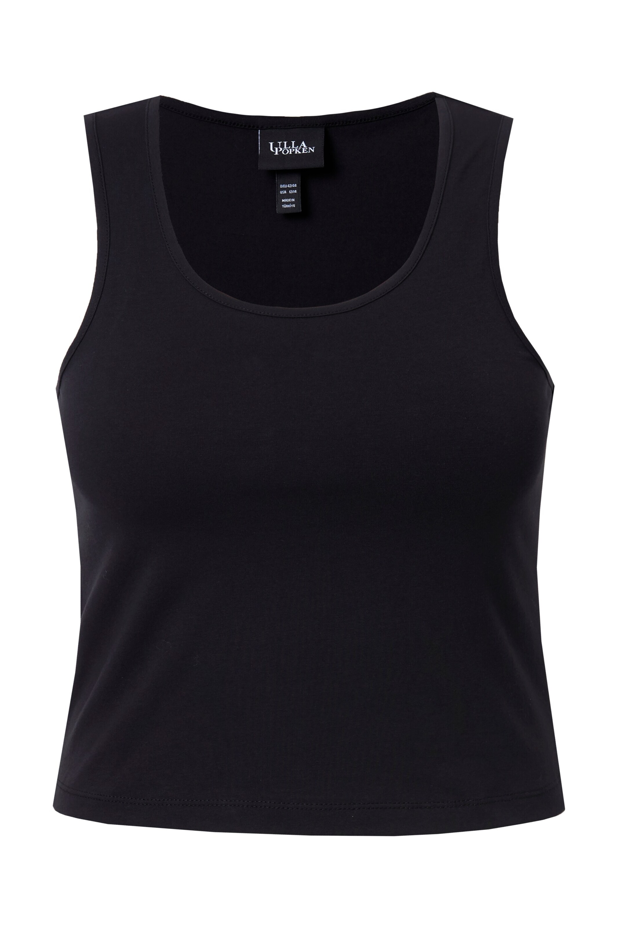 Ulla Popken Shirt in Schwarz: Vorderseite