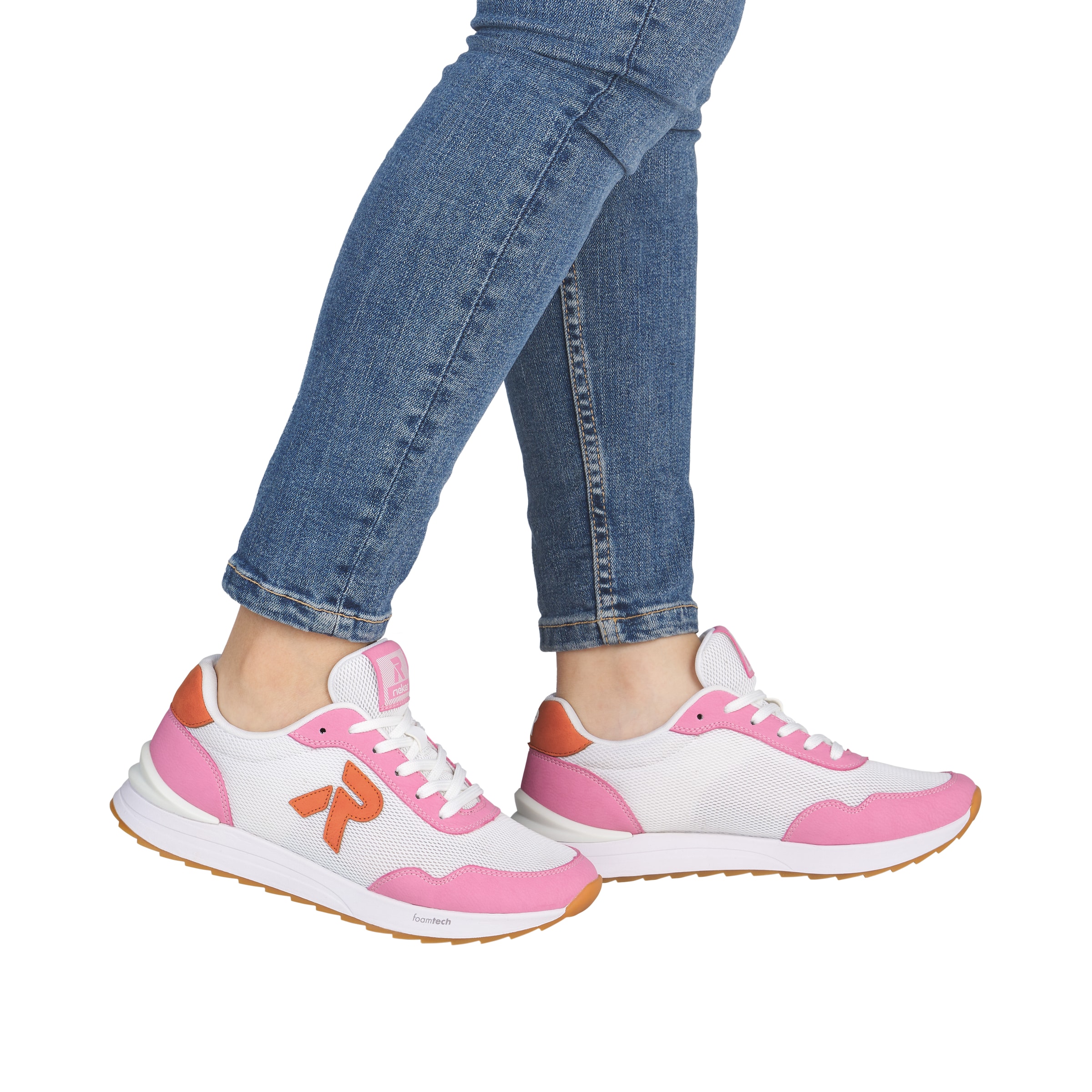 Rieker Sport Sneaker low i hvid