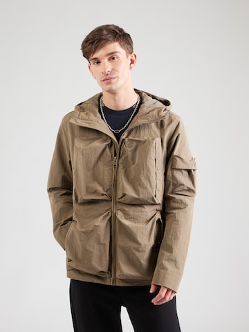 Veste mi-saison Lyle & Scott en vert : devant