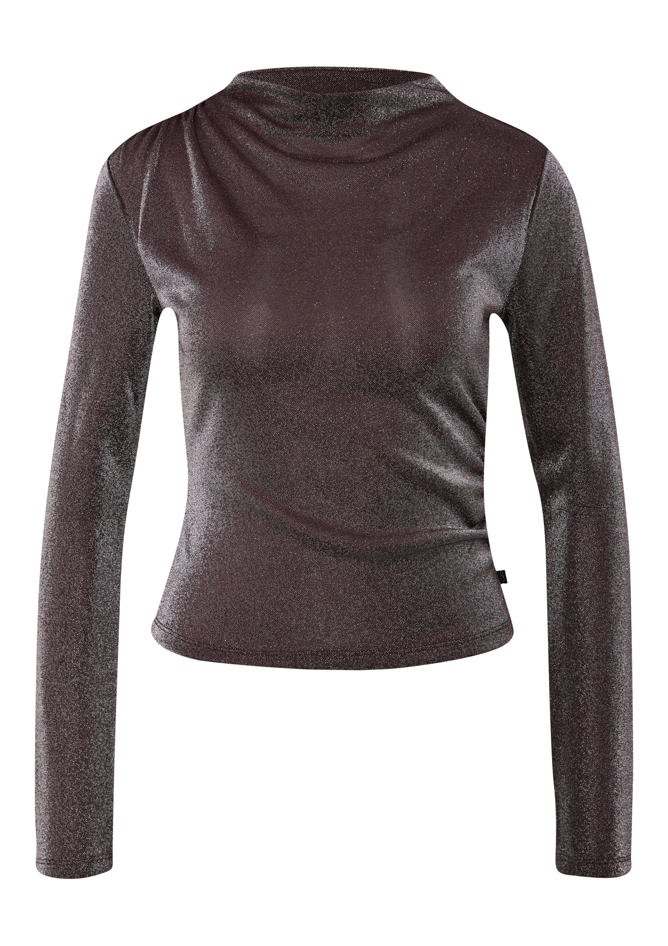 T-shirt QS en violet : devant