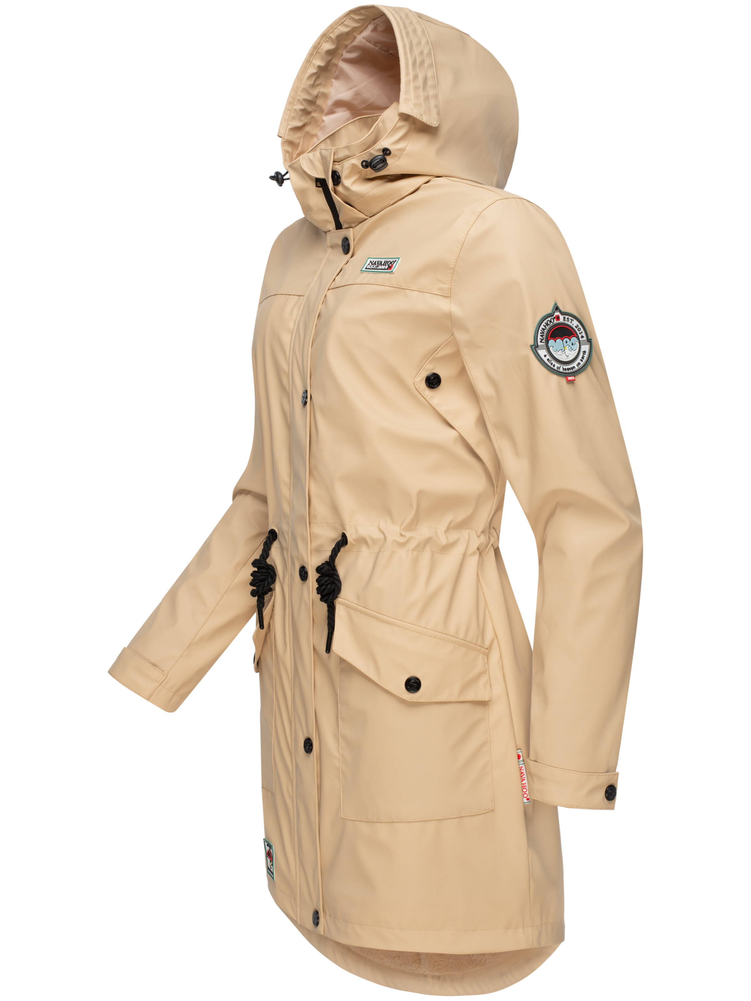 NAVAHOOPrijelazni kaput 'Deike' - bež boja