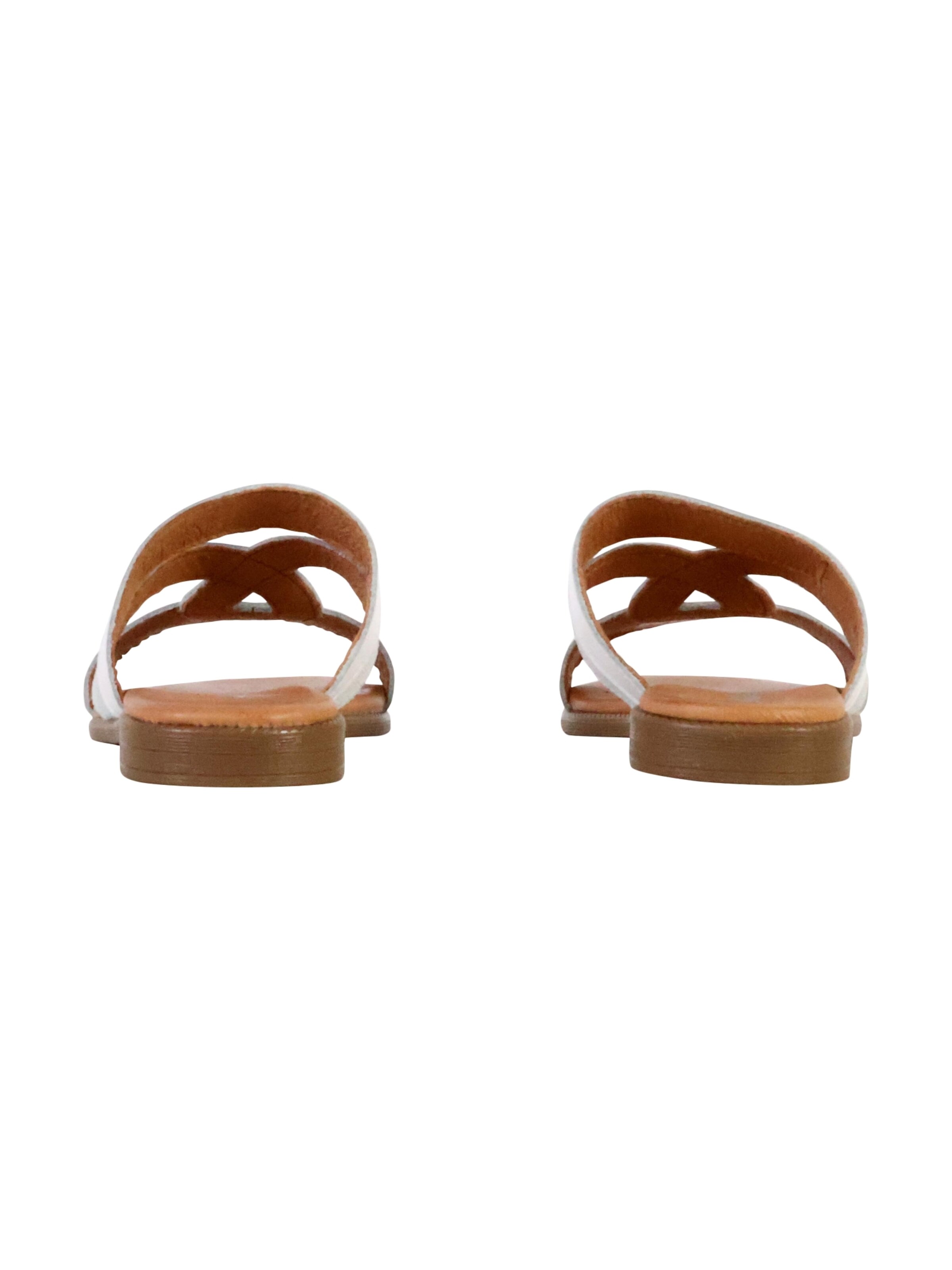 Mule 'Alenoa Leder-Pantoletten' The Divine Factory en blanc