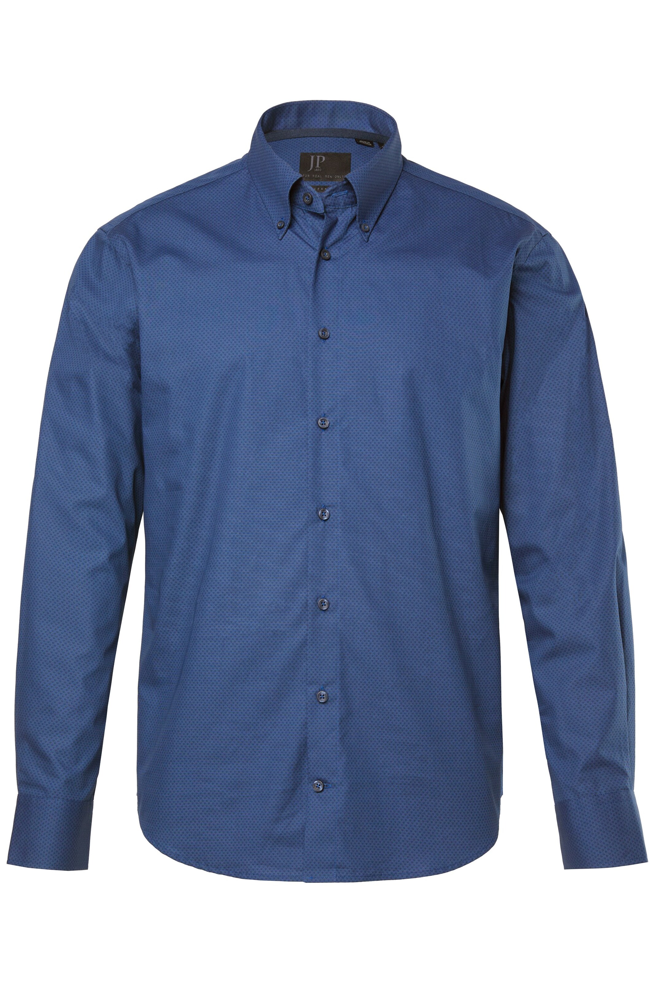 JP1880 Regular fit Overhemd in Blauw: voorkant