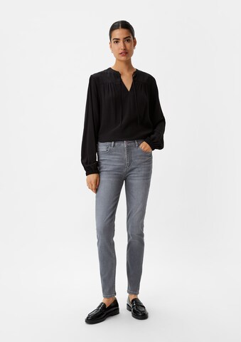 comma casual identity Skinny Τζιν σε γκρι: μπροστά