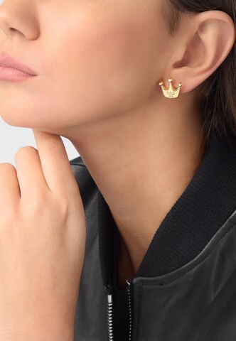 Boucles d'oreilles 'Plein Valentine' Philipp Plein Jewellery en or : devant