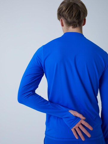 SPORTKIND Funktionsshirt 'Langarmshirt High-Neck'‌‌‌‌‌‌‌‌‌ in Blau
