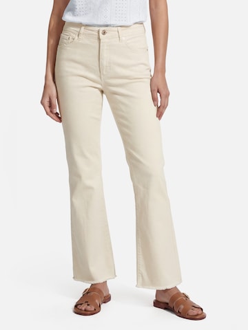 Bootcut Jean 'Dream Kick' MAC en beige : devant