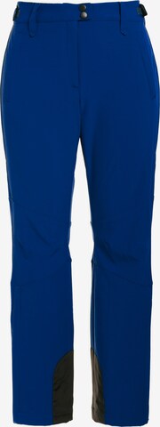 Ulla Popken Athletic Pants in Blue: front