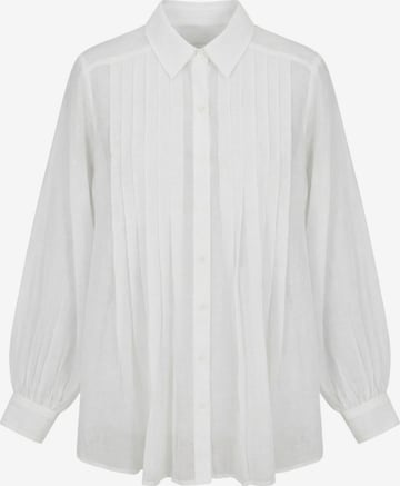 VERO MODA Bluse 'VMMathilda' i hvid: forside