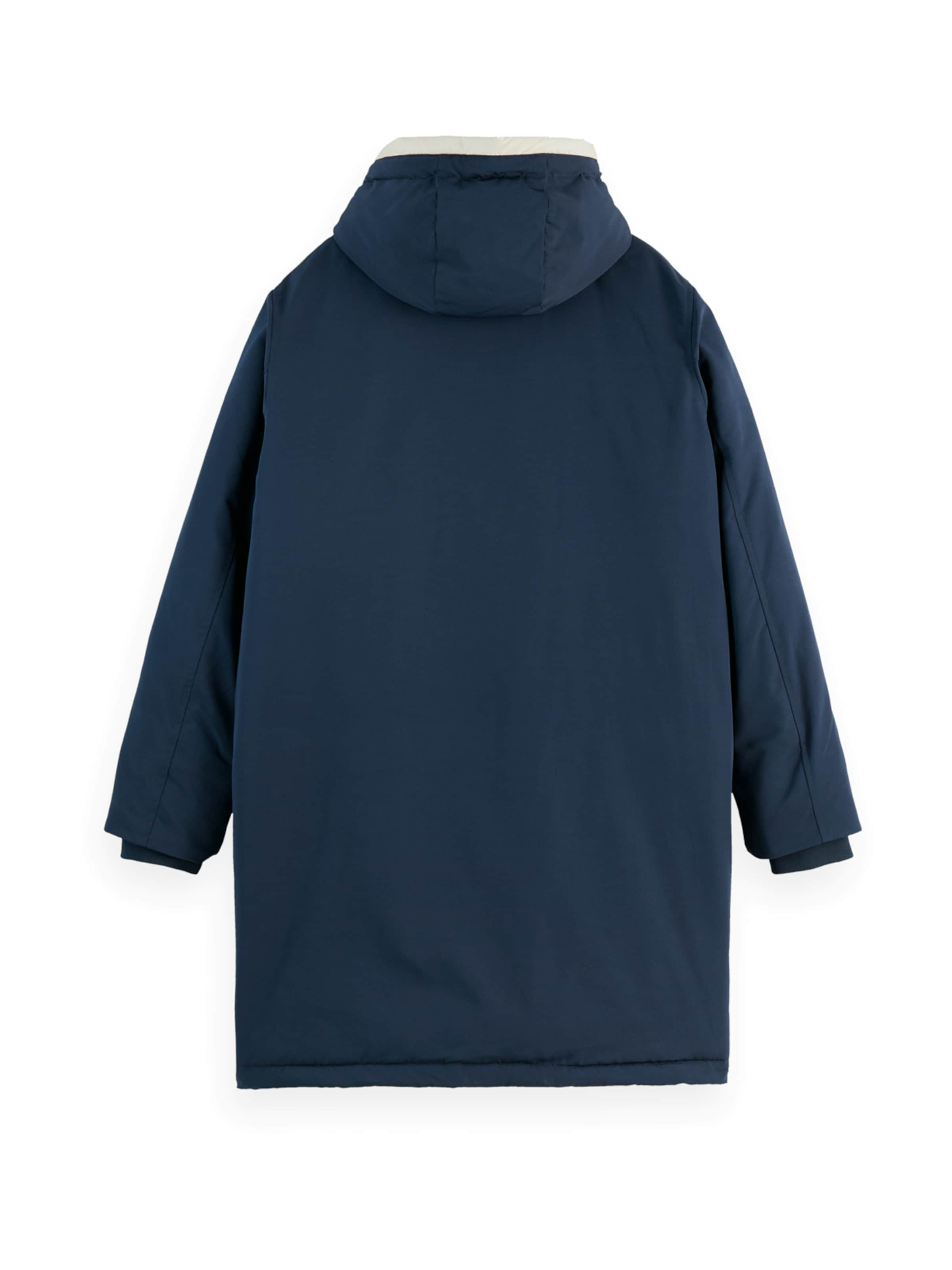 SCOTCH & SODA Overgangsfrakke 'HERITAGE' i blå