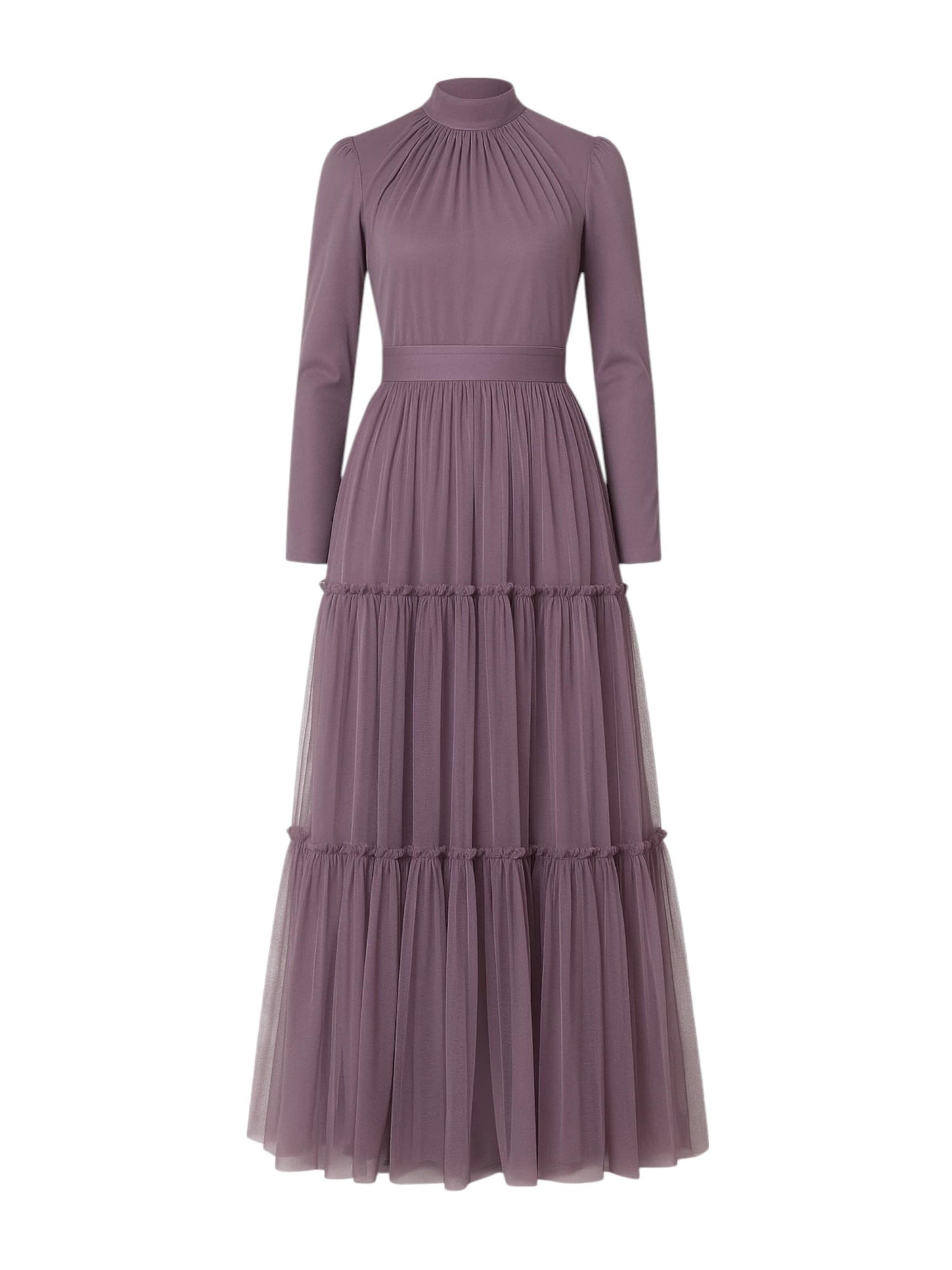 fashionshowcase Evening Dress 'LAYLA' in Purple: front