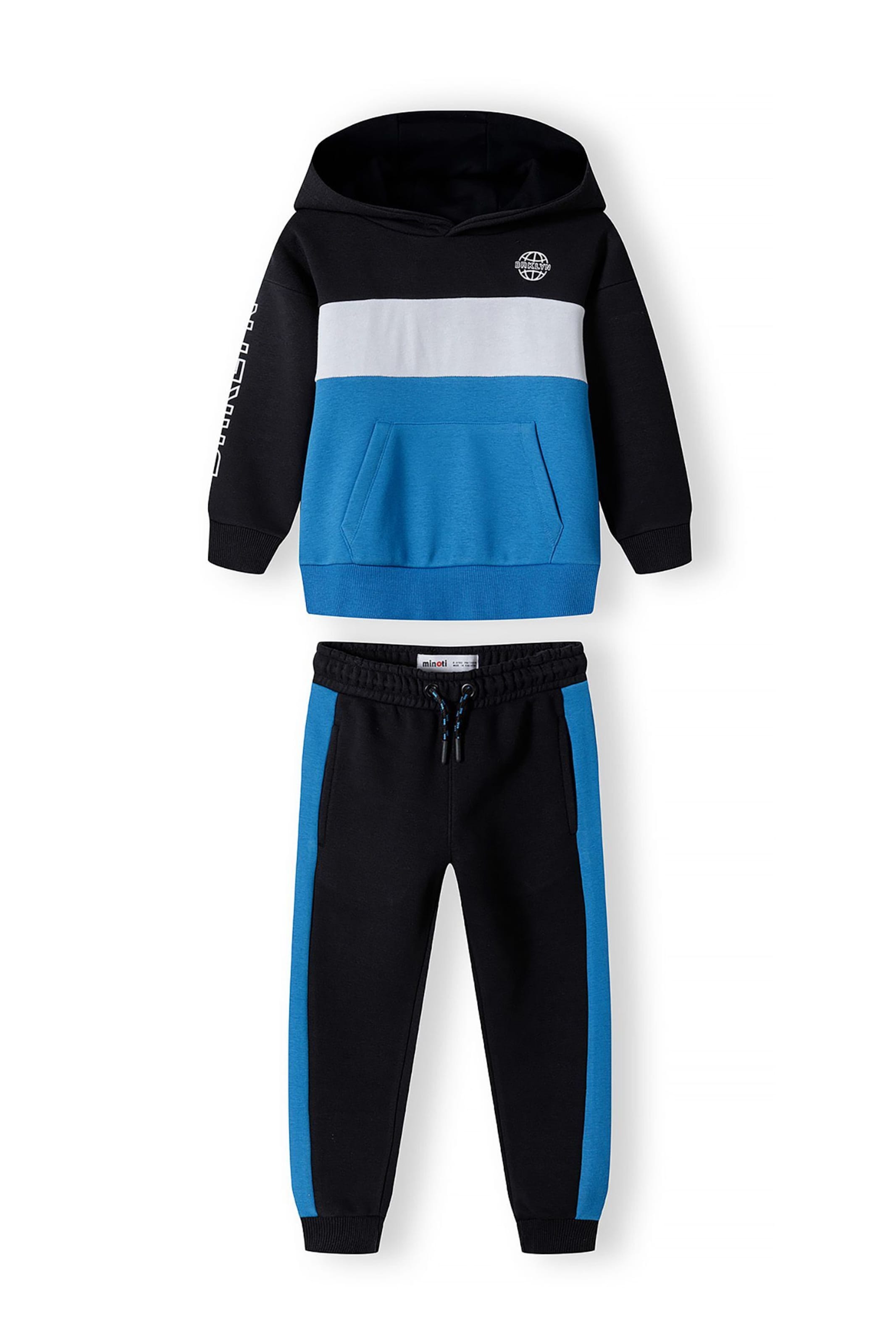 MINOTI Joggingová souprava – modrá: přední strana