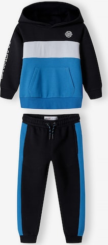 MINOTI Joggingpak in Blauw: voorkant