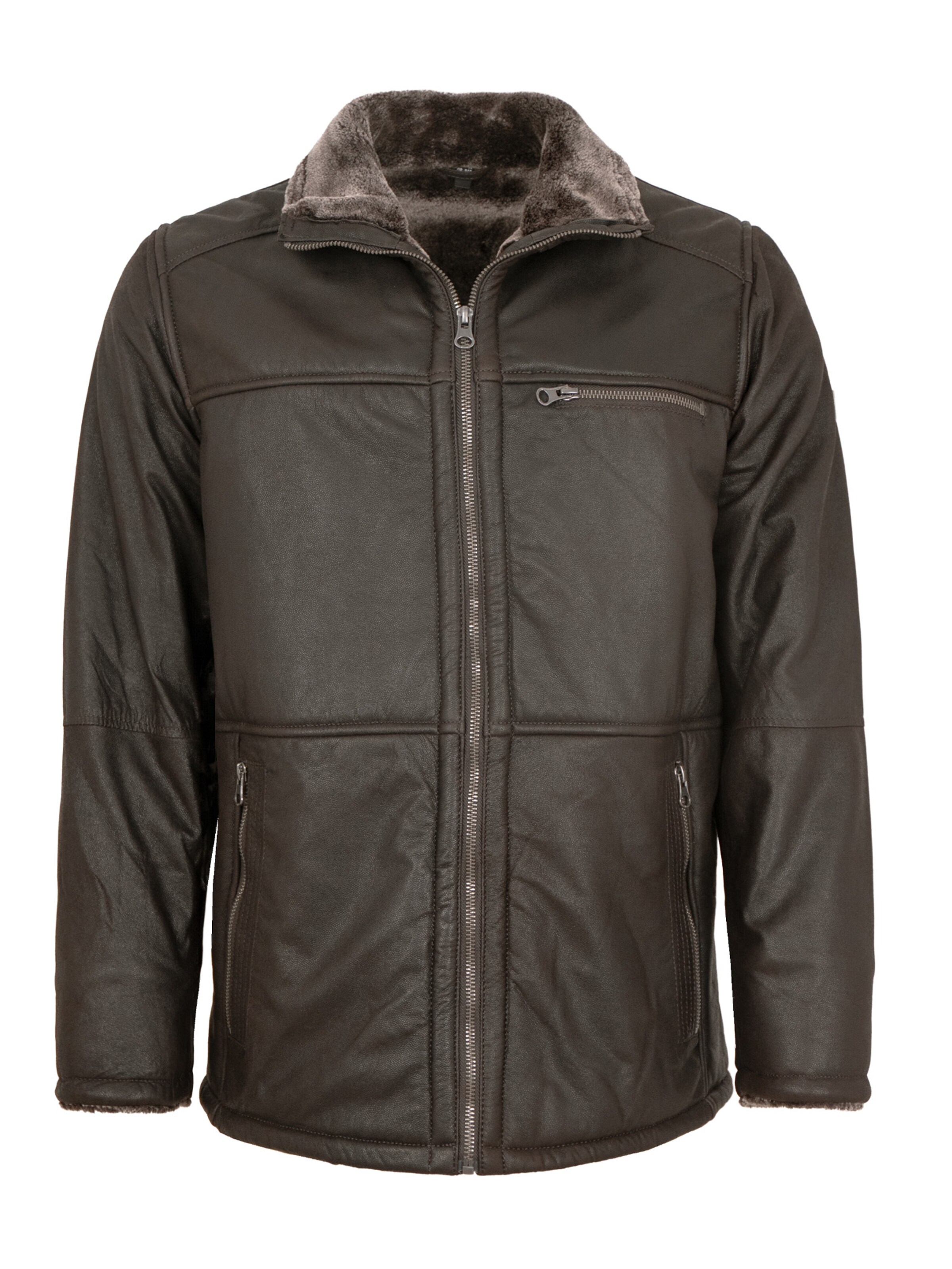 REDPOINT Between-Season Jacket 'Piedro' in Brown: front