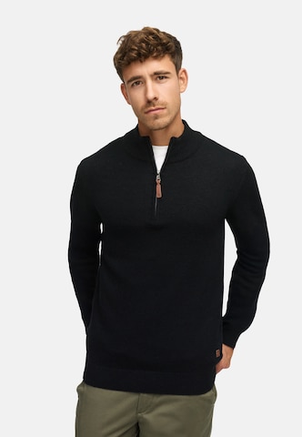 INDICODE JEANS Sweater in Black: front