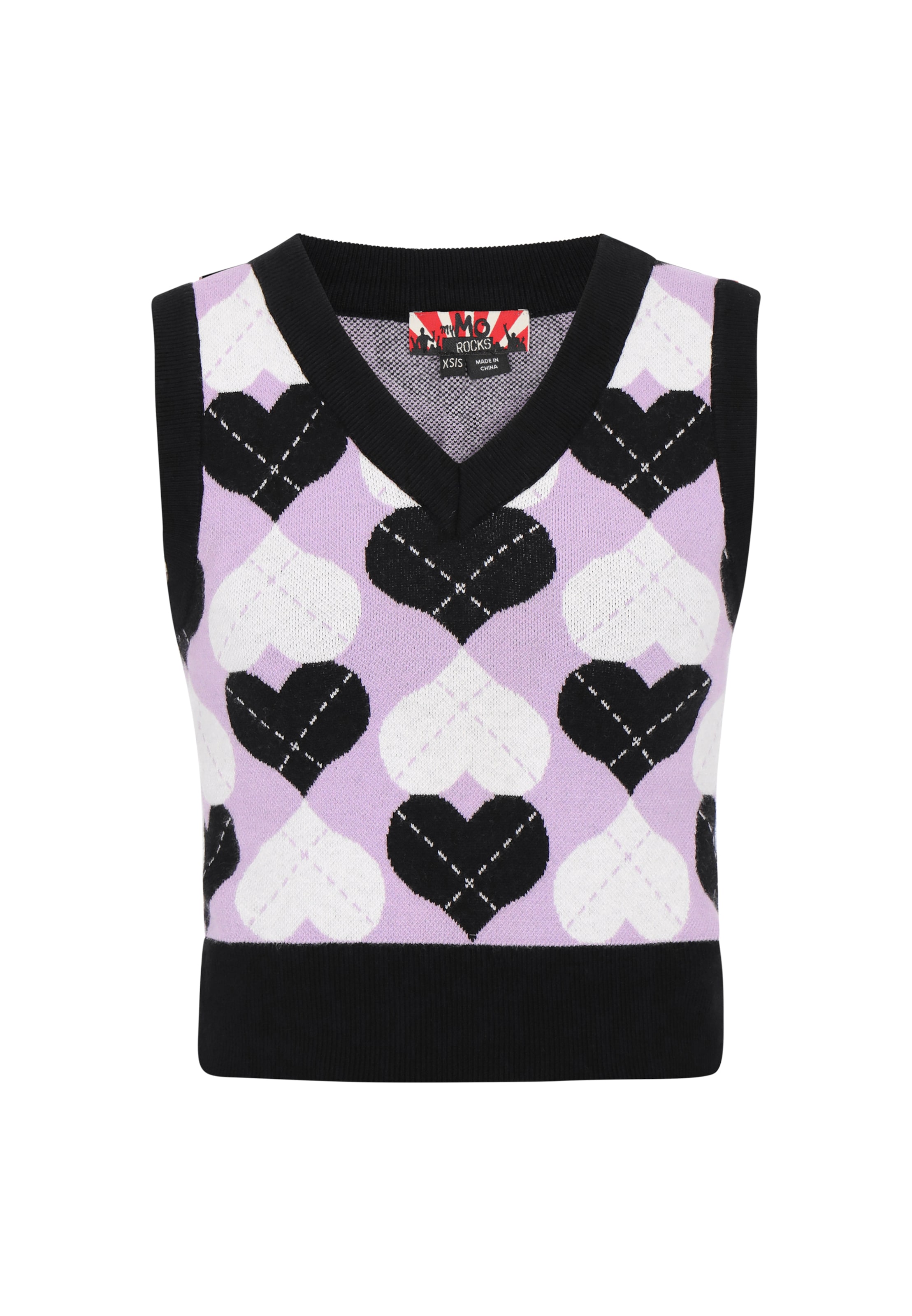 myMo ROCKS Kampsun, värv must: eest vaates