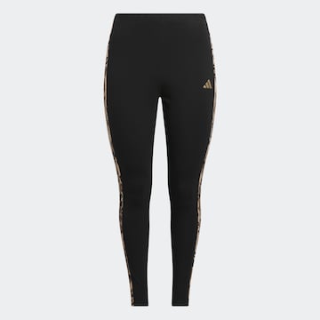 ADIDAS SPORTSWEAR Skinny Workout Pants in Black: front