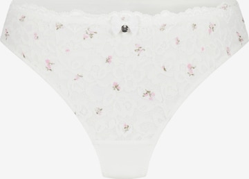 String 'Marine' Hunkemöller en blanc : devant