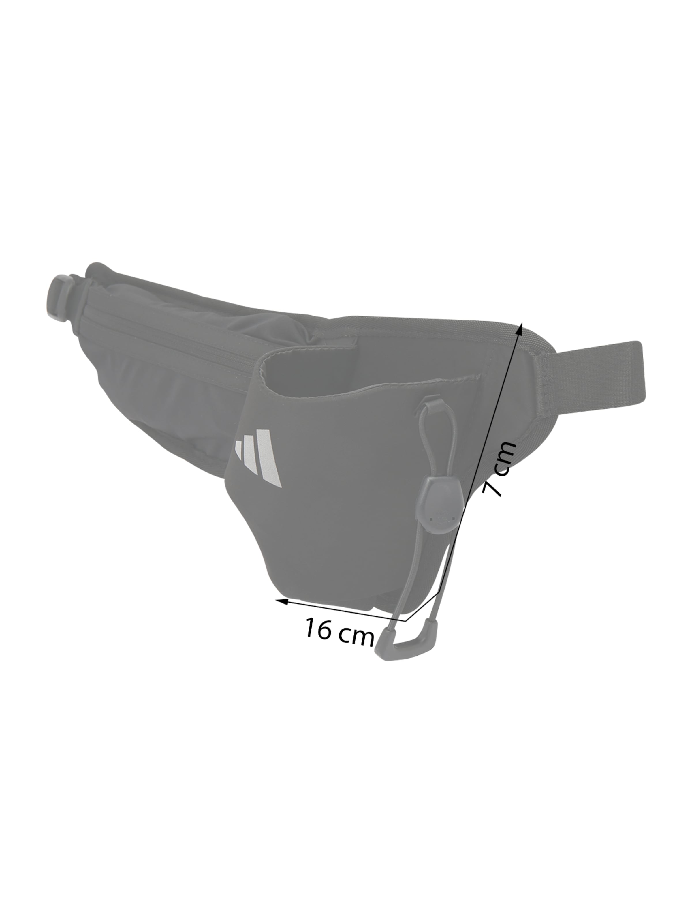 Geantă sport 'Bottle' de la ADIDAS PERFORMANCE pe negru