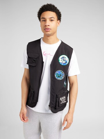 Gilet di Karl Kani in nero: frontale