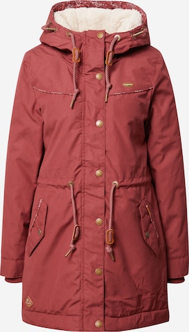 Ragwear Zimska jakna 'CANNY' | rdeča barva: sprednja stran