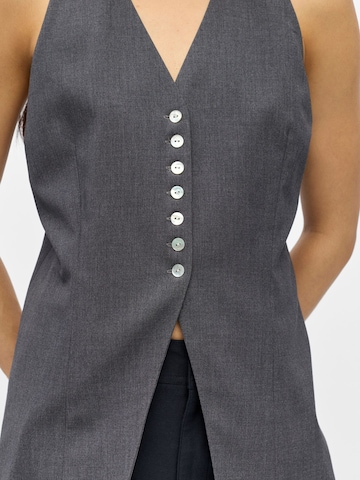OBJECT Suit vest 'OBJCamly' in Grey