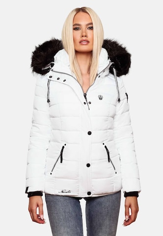 NAVAHOO Winter jacket 'Zuckerbiene' in White: front