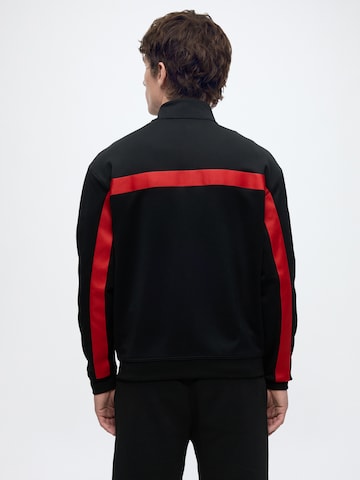 HUGO Sweat jacket 'Darti' in Black