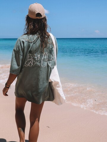 BAYSIDE BOUND Oversized shirt 'THE BAYSIDE UNISEX OVERSIZE TEE' in Green