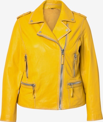 Veste mi-saison Angel of Style en jaune : devant