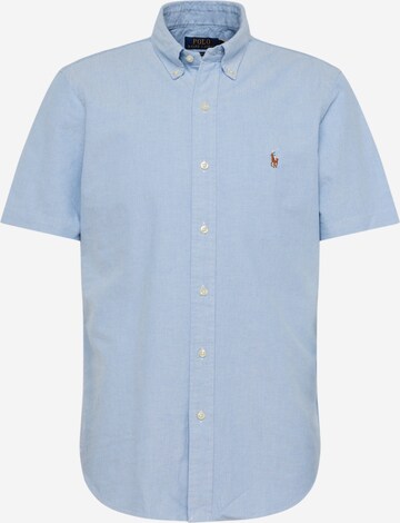 Chemise Polo Ralph Lauren en bleu : devant