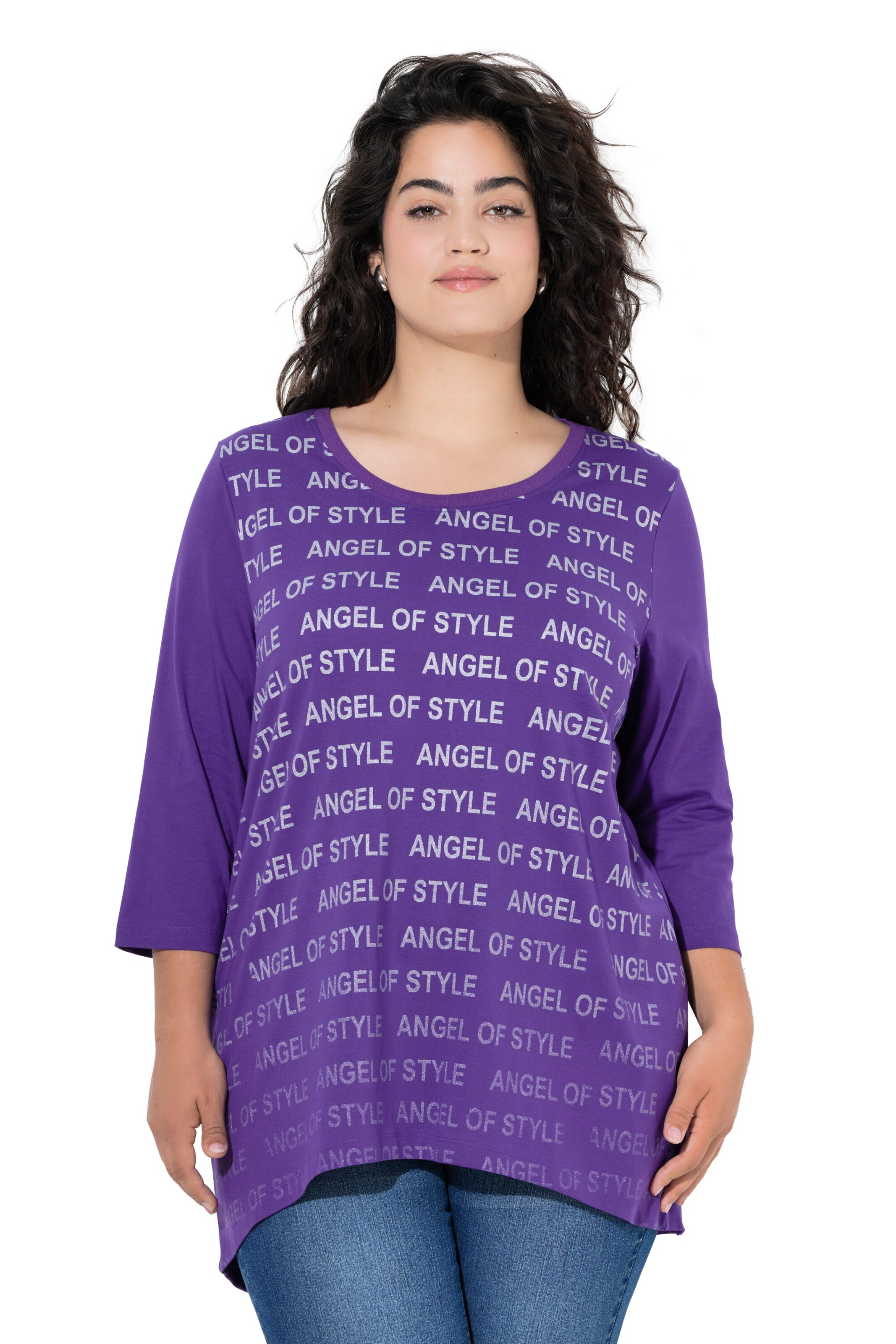 Angel of Style Shirt in Purple: front