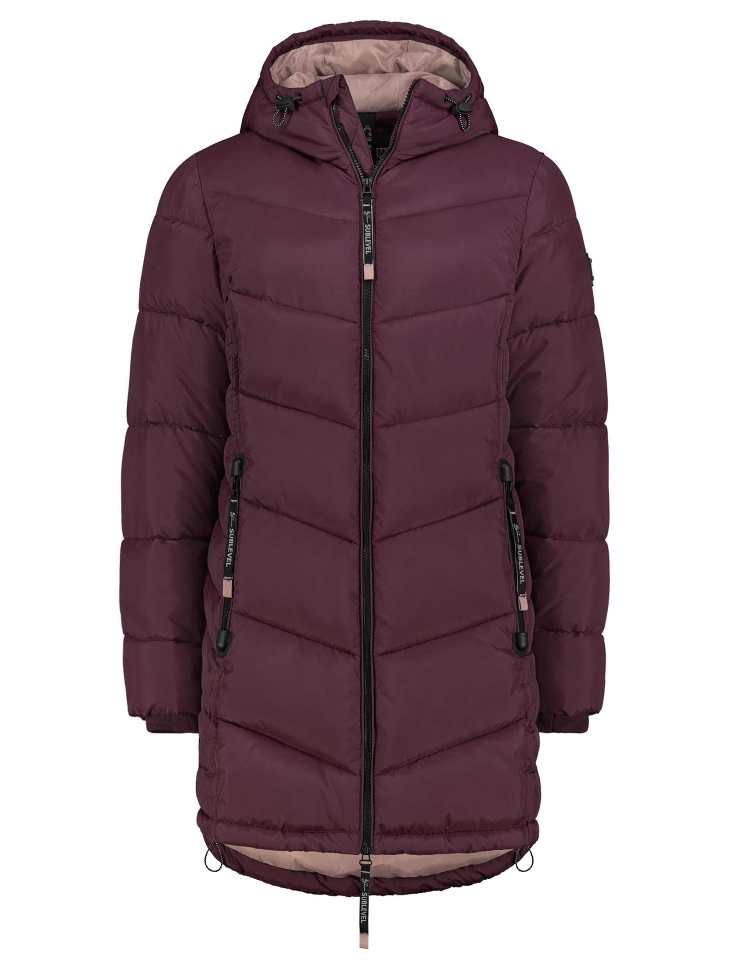 Sublevel Wintermantel in Rood: voorkant