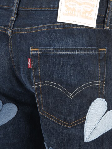 Levi's® Upcycling Slimfit Jeans 'Kelvyn Colt Design 504' in Blau
