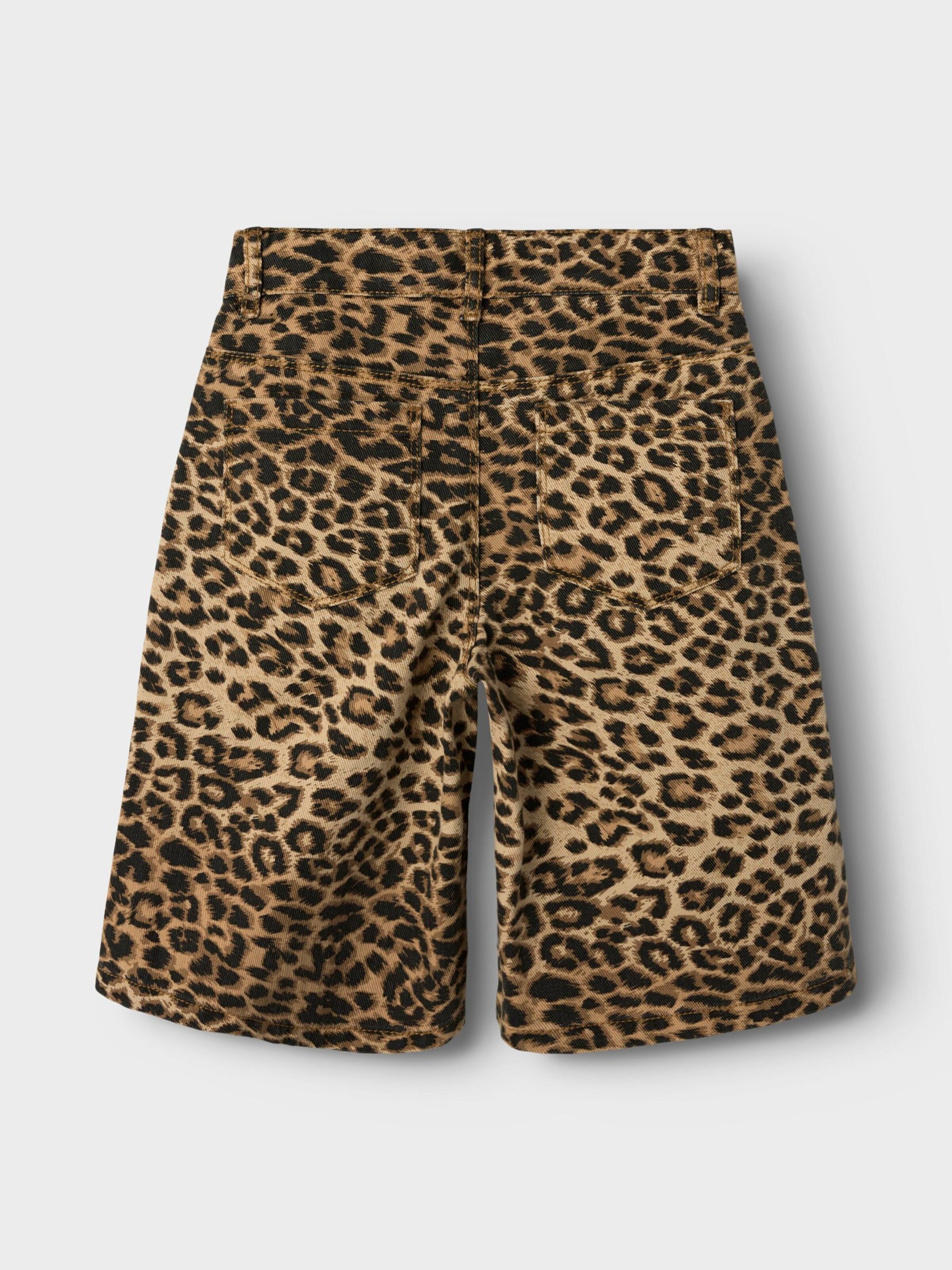 NAME IT - regular Pantalón en marrón