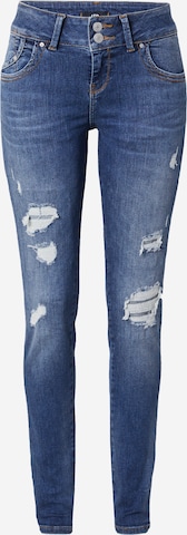 LTB גזרת סלים ג'ינס 'Molly' בכחול: מלפנים
