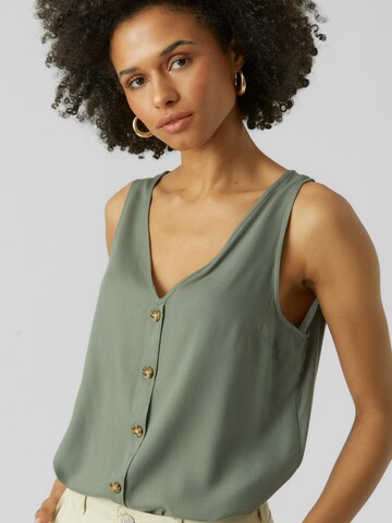 VERO MODA Blouse 'BUMPY' in Groen