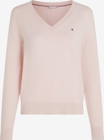 Pull-over TOMMY HILFIGER en rose : devant