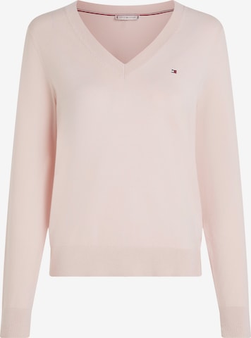 Pull-over TOMMY HILFIGER en rose : devant