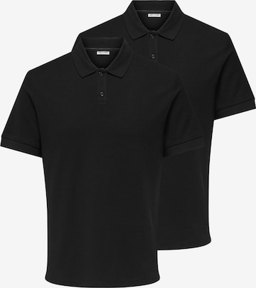 Only & Sons Shirt 'Ben' in Black: front