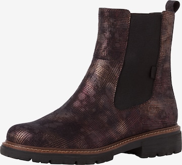 JANA Chelsea Boots in Brown: front