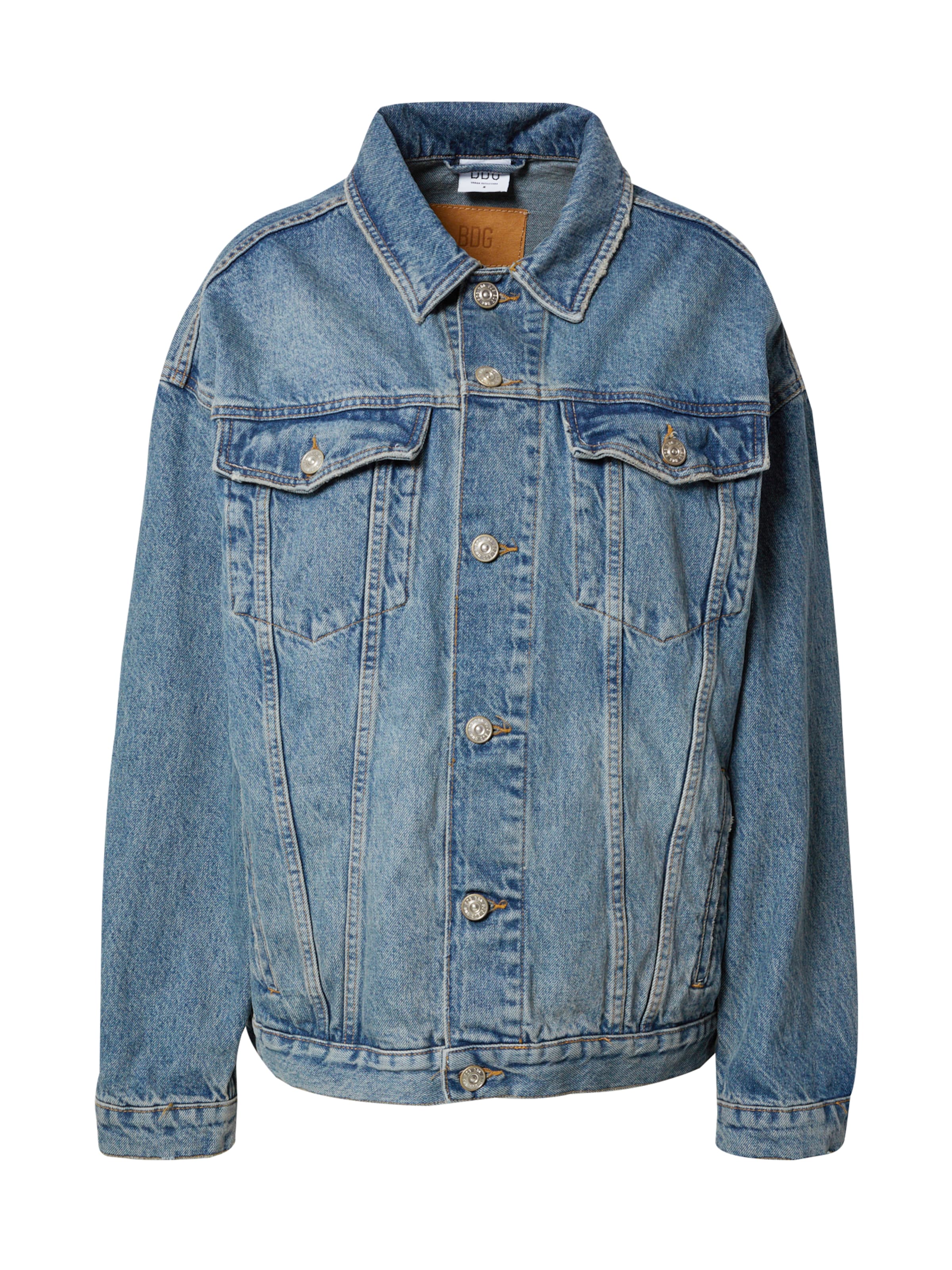 BDG Urban Outfitters Between-season jacket in Blue: front