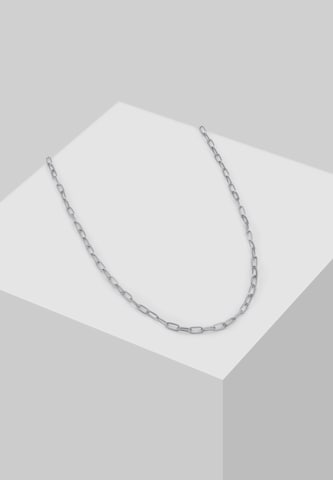 KUZZOI Halskette Basic Kette in Silber