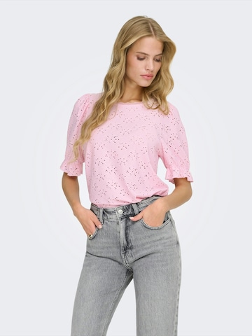 Chemisier 'ONLNew Smilla' ONLY en rose : devant