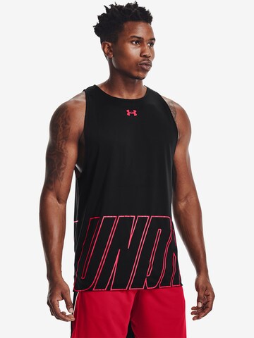 UNDER ARMOUR Performance Shirt in Black: front